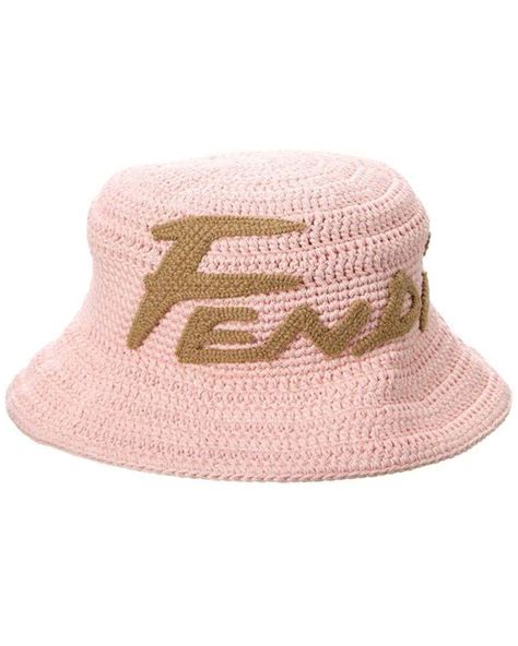 fendi bucket hat pink